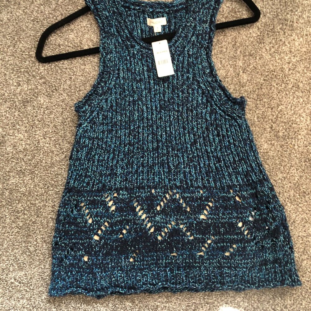 Anthropologie Pilcro Stitched Sweater Tank Top - Picture 8 of 14